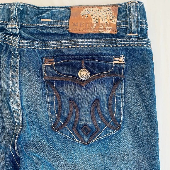 Mek DNM Men's Buckle Flap St Petersburg Cigarette Stretch Dark Wash Jeans 30x34 - Picture 5 of 13